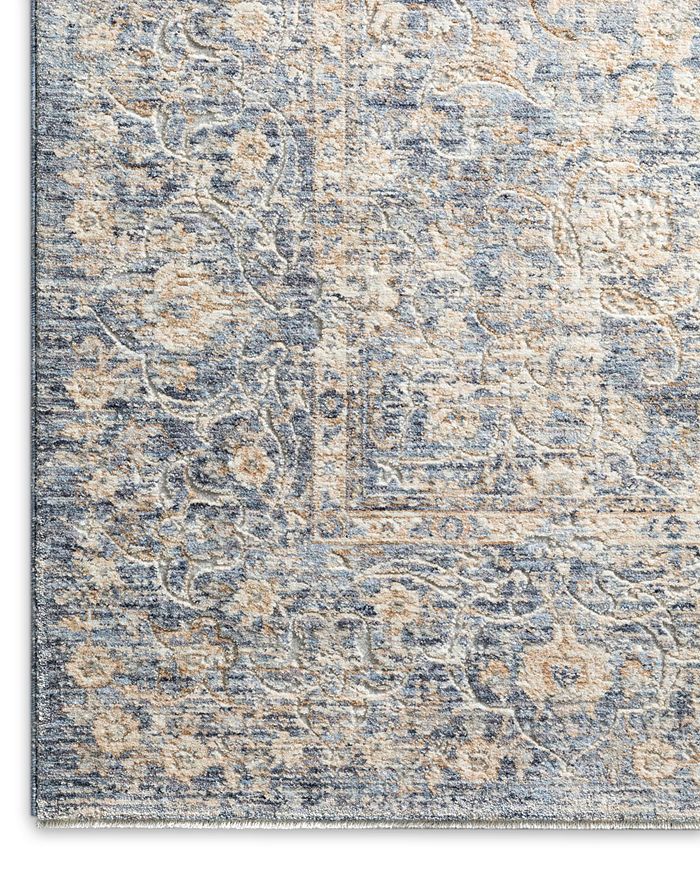 Loloi Pandora Pan-01 Round Area Rug, 7'10 In Blue/gold