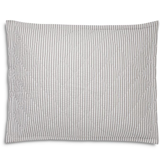 Matouk Matteo Quilted Standard Sham In Bark