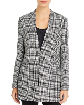 tahari plaid blazer