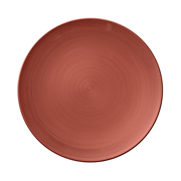 Shop Villeroy & Boch Manufacture Glow Coupe Gourmet/buffet Plate In Copper