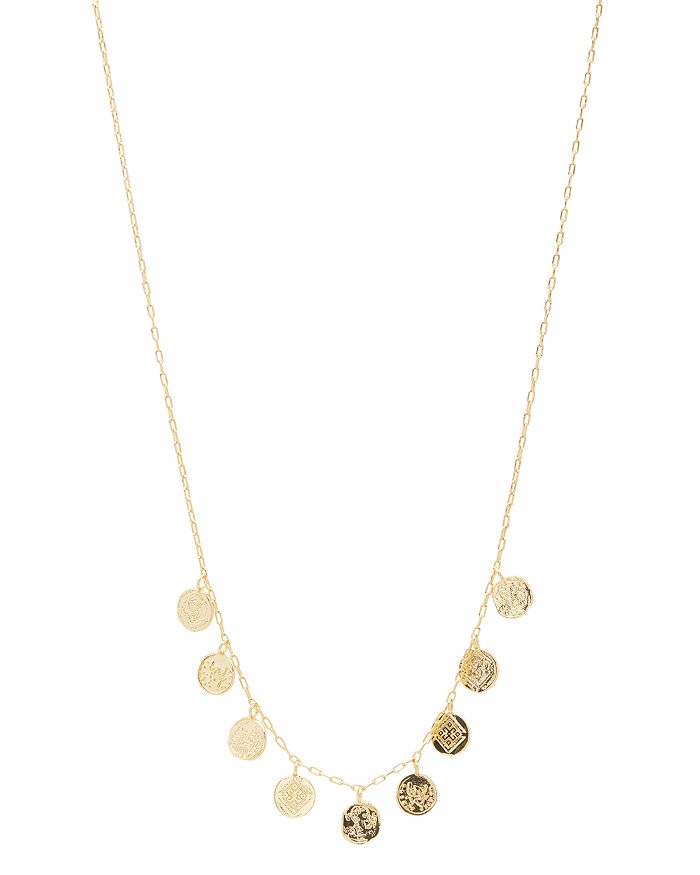 Gorjana Ana Coin Necklace 18