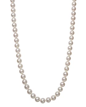 Bloomingdale's - Akoya Pearl Necklace in 14K Yellow Gold, 18" - 100% Exclusive
