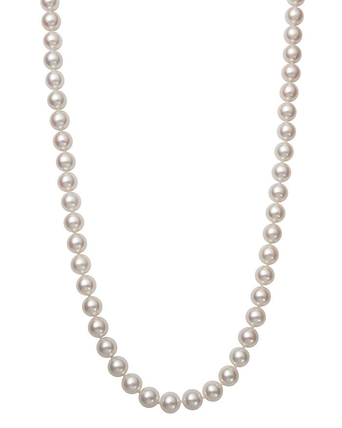 Bloomingdale's - Akoya Cultured Pearl Necklace in 14K Yellow Gold, 18" - 100% Exclusive