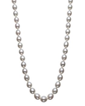 Bloomingdale's - White South Sea Cultured Pearl Necklace in 14K Yellow Gold, 18" - 100% Exclusive