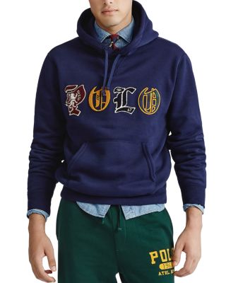 polo cotton fleece hoodie
