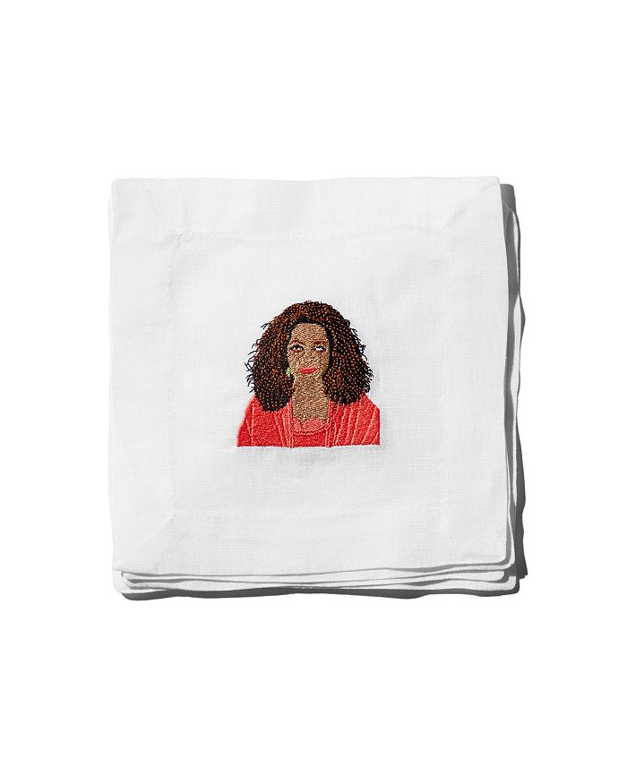 Lettermade Oprah Embroidered Cocktail Napkins, Set of 4 Bloomingdale's