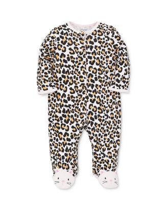 Little Me Girls' Leopard Print Footie - Baby | Bloomingdale's