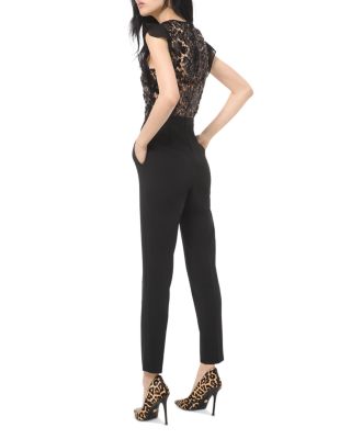 michael kors lace bodice jumpsuit