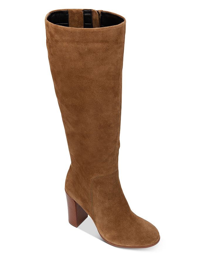 Cole Women's Justin Highheel Boots In Taupe Suede ModeSens