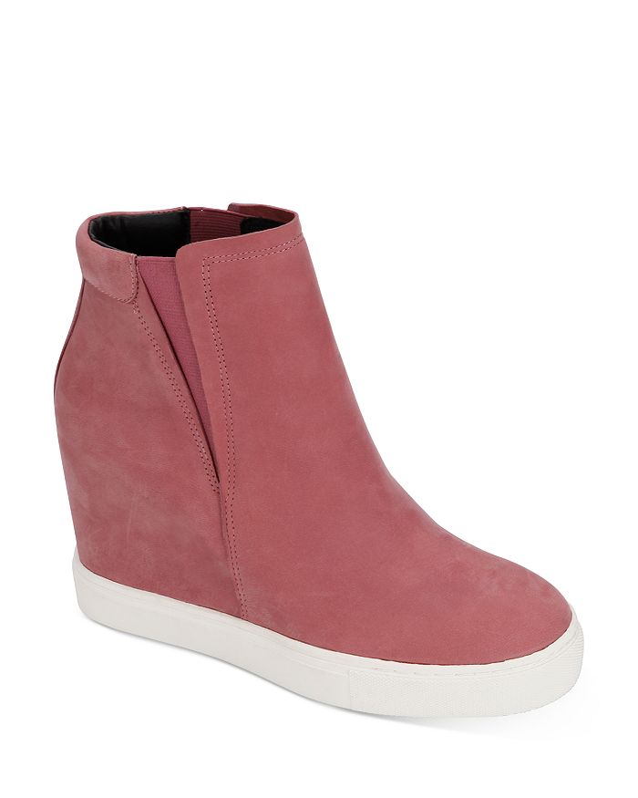 Kenneth Cole Women's Kam Pull-on Wedge High-top Sneakers In Rouge