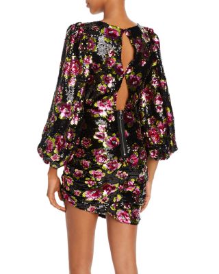 For Love & Lemons Morrison Rose Sequin Mini Dress | Bloomingdale's Women