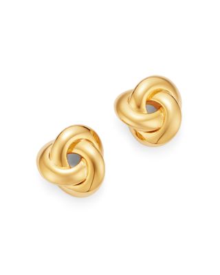 Bloomingdale's Fine Collection - Knot Stud Earrings in 14K Yellow Gold