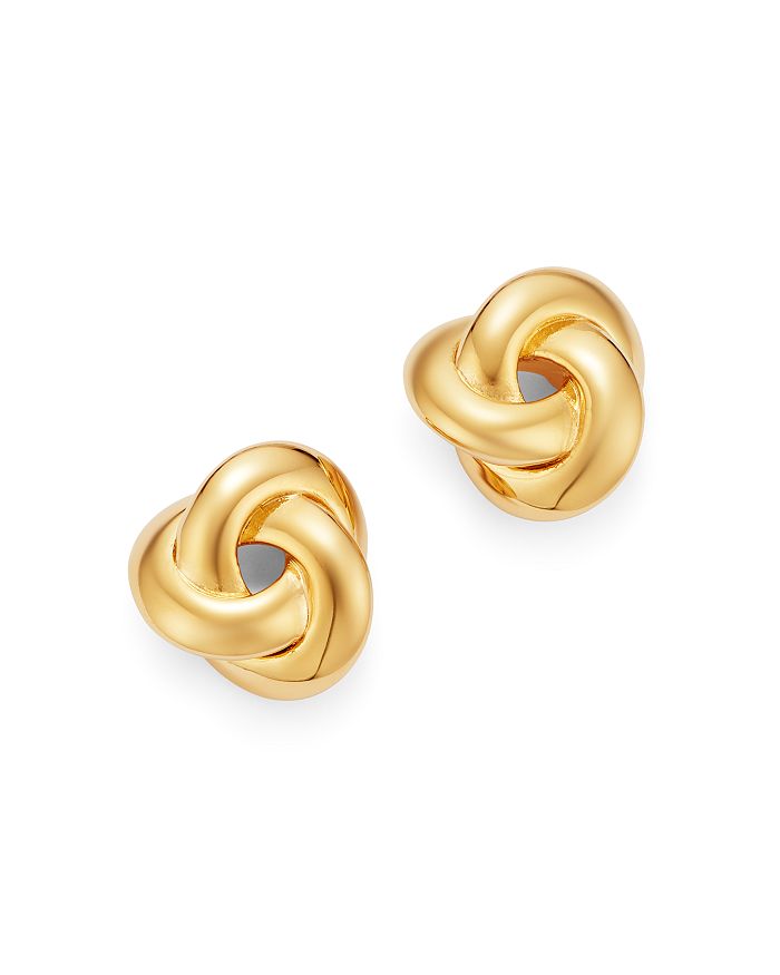 Chanel Logo Coco Spiral Decoration Round Earrings Gold Plate 26 Vintage