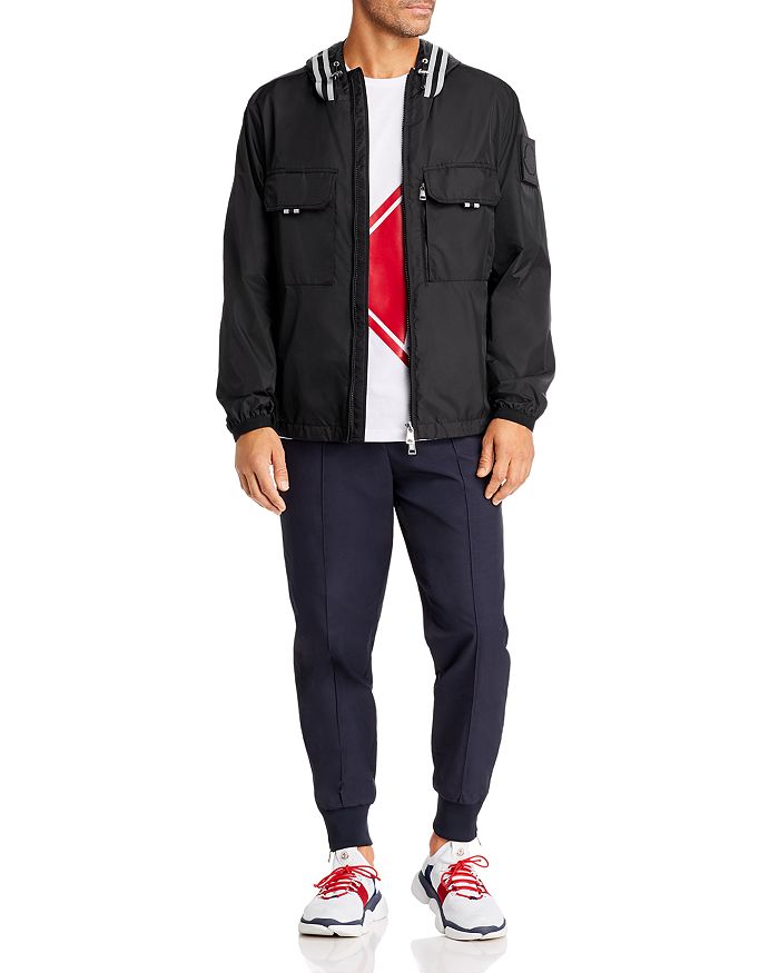 MONCLER ABBE REFLECTIVE HOODED JACKET