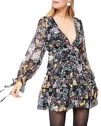 Free People Closer To The Heart Tiered Floral Dress | Bloomingdale's