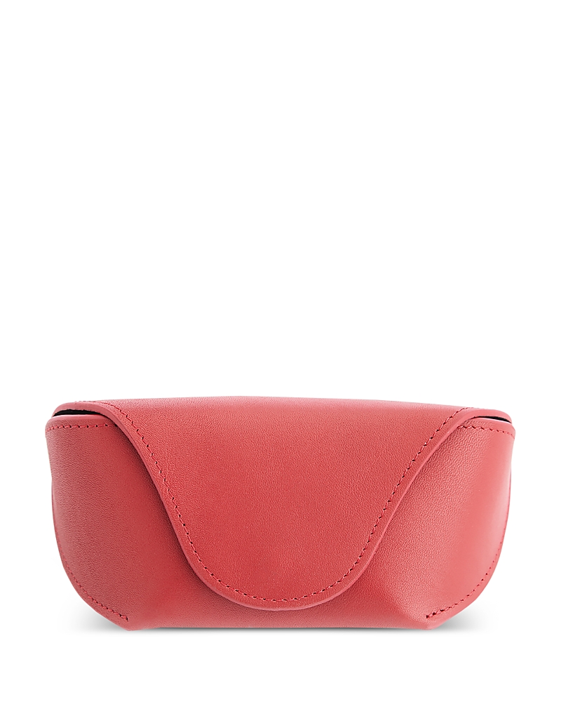 Royce New York Suede Lined Sunglasses Carrying Case In Red