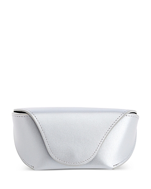 Shop Royce New York Leather Glasses Carrying Case In Silver