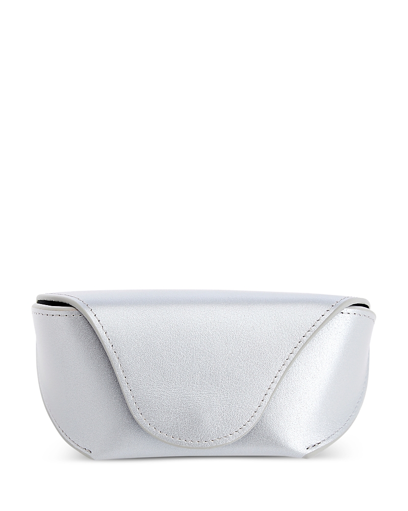 Royce New York Suede Lined Sunglasses Carrying Case In Silver