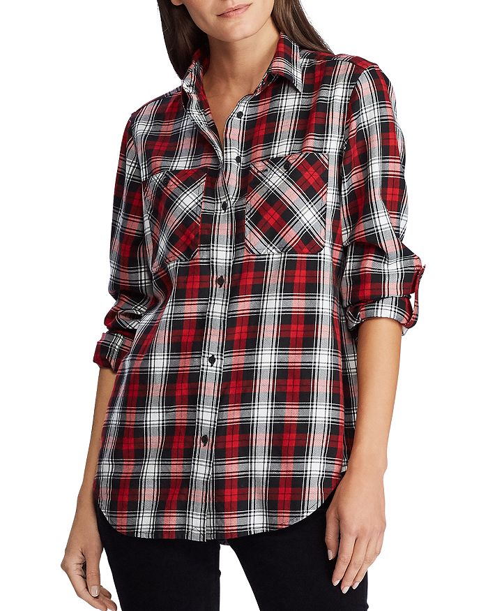 Ralph Lauren Plaid Camp Shirt Bloomingdale's