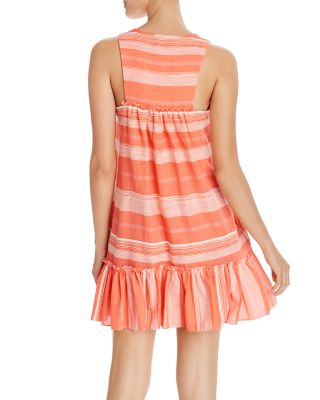 open lace back dress Mermaid Beaded V-neck Orange Satin Dress With Slit – Lisposa main image 0