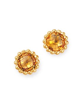 Bloomingdale's - Citrine Beaded Stud Earrings in 14K Yellow Gold - 100% Exclusive
