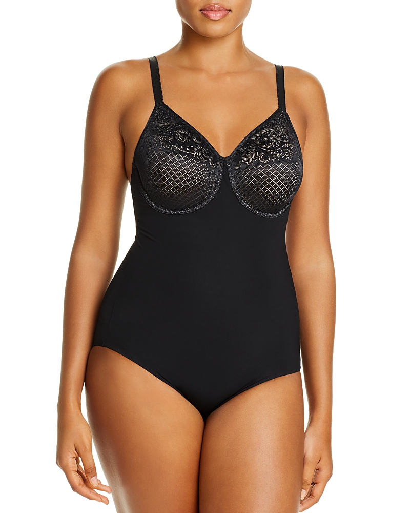Wacoal Visual Effects Minimizing Medium Control Bodysuit In Black