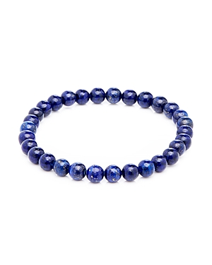 Lapis Beads Elastic Bracelet