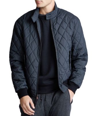 polo ralph lauren quilted bomber jacket