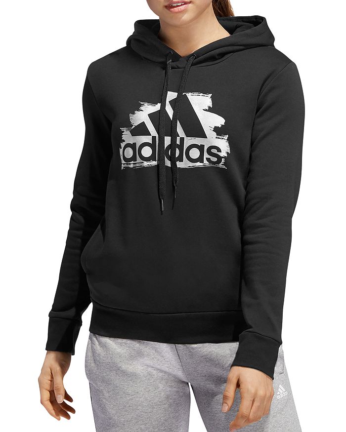Adidas Originals See U Fleece Hooded Sweatshirt In Black
