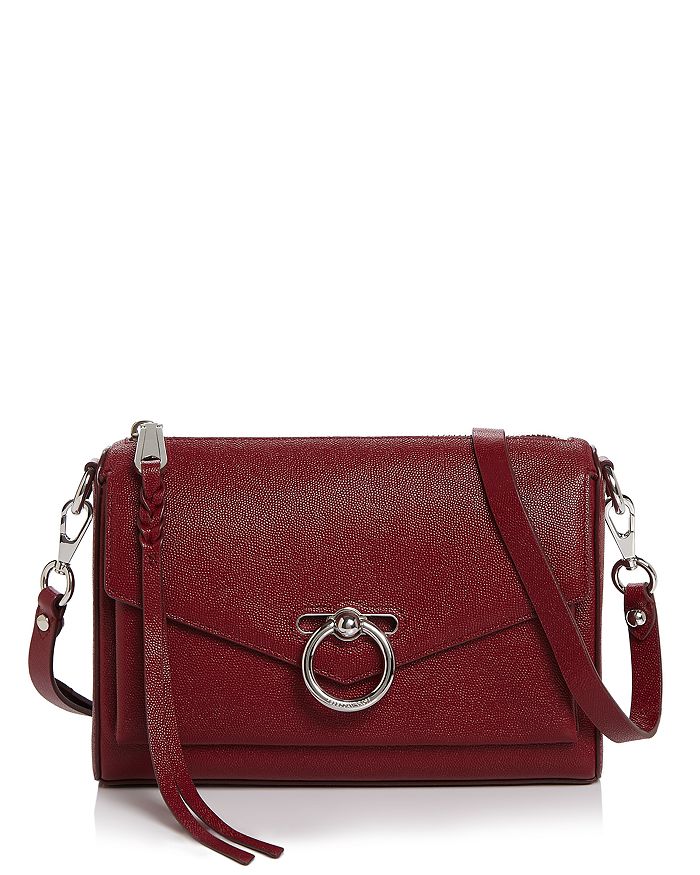 Rebecca Minkoff Jean Mac Convertible Crossbody Bag Burgundy In Pinot Noir ModeSens