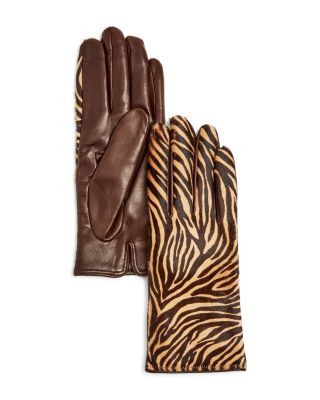 Bloomingdale's Cashmere Lined Calf Hair Gloves - Exclusive