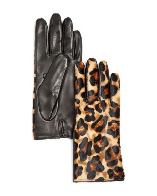 Bloomingdale's Cashmere Lined Calf Hair Gloves - Exclusive