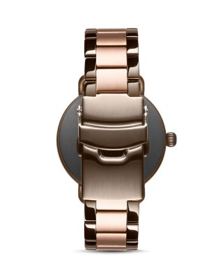 MVMT Watch- Bloom Gunmetal & Rose Gold-Tone Link Bracelet Watch, 36mm MVMT Bloom Gunmetal & Rose Gold-Tone Link Bracelet Watch  main image 4