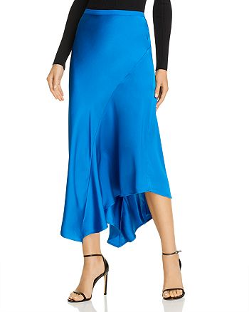 Anine Bing Asymmetry Skirt blue casual look Fashion Skirts Asymmetry Skirts 
