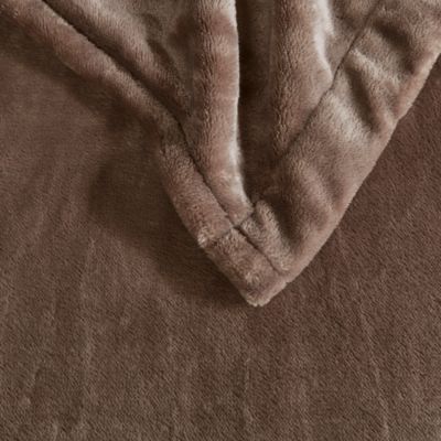 Plush Heated Blanket, Twin
