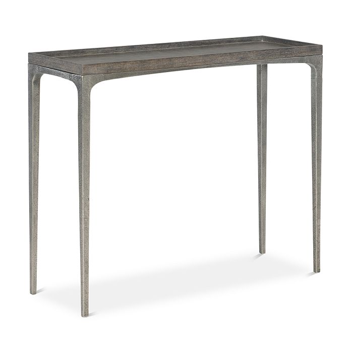 Shop Bloomingdale's Linea Sofa Table In Cerused Charcoal Finish