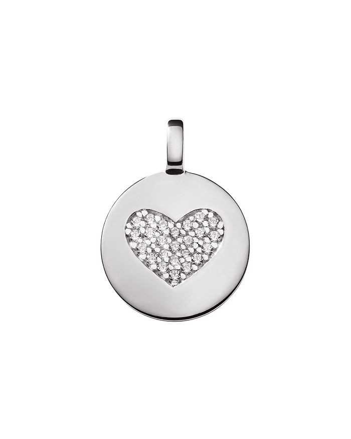 CHARMBAR REVERSIBLE HEART CHARM IN STERLING SILVER OR 14K GOLD-PLATED STERLING SILVER,SP007013R1A01