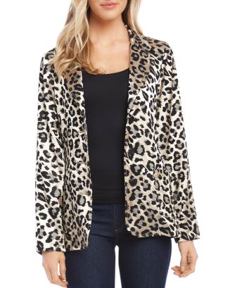 Karen Kane Leopard-Jacquard Blazer | Bloomingdale's