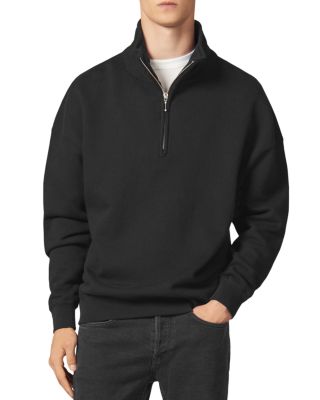sandro zip sweater