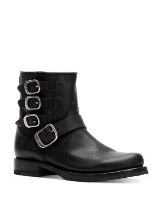 frye black leather boots