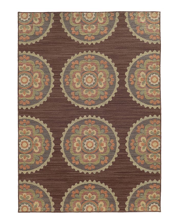 Tommy Bahama Cabana 501m2 Area Rug, 9'10 X 12'10 In Brown