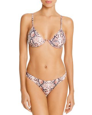 underwire triangle bikini top