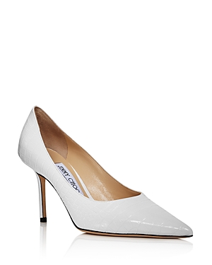 Jimmy Choo Women's Love 85 Pointed Toe Pumps In Latte Patent Leather