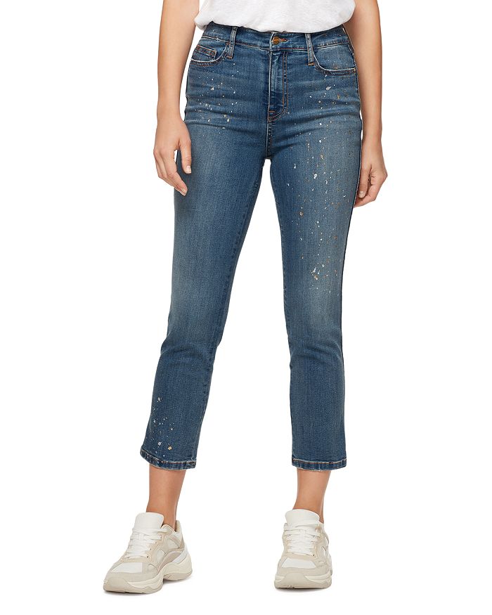 SANCTUARY HIGH-RISE CROPPED JEANS IN SPARROW,30087613