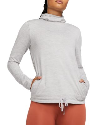 nike yoga funnel neck top