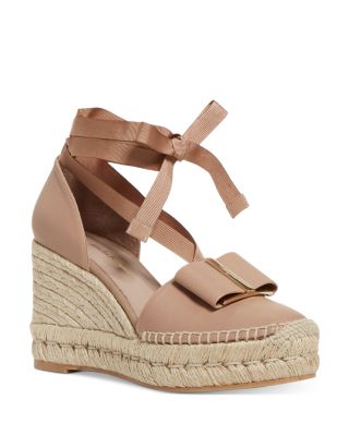 wedge heel espadrilles