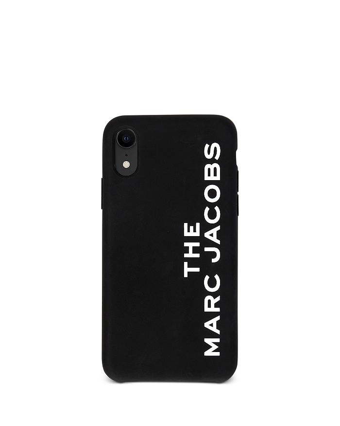 Marc Jacobs Logo Iphone Xr Case In Black | ModeSens