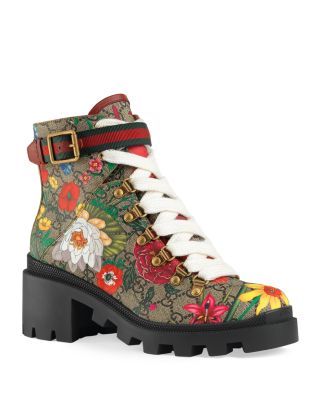 gucci leather ankle boot with belt price