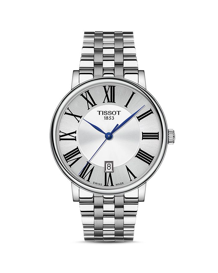 Tissot Carson Premium Watch, 40mm In Black/silver