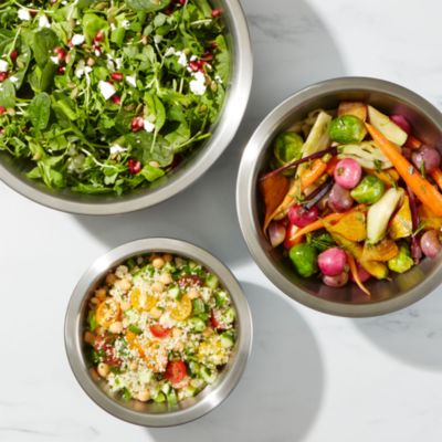 Insulated Stainless Steel Mixing Bowls